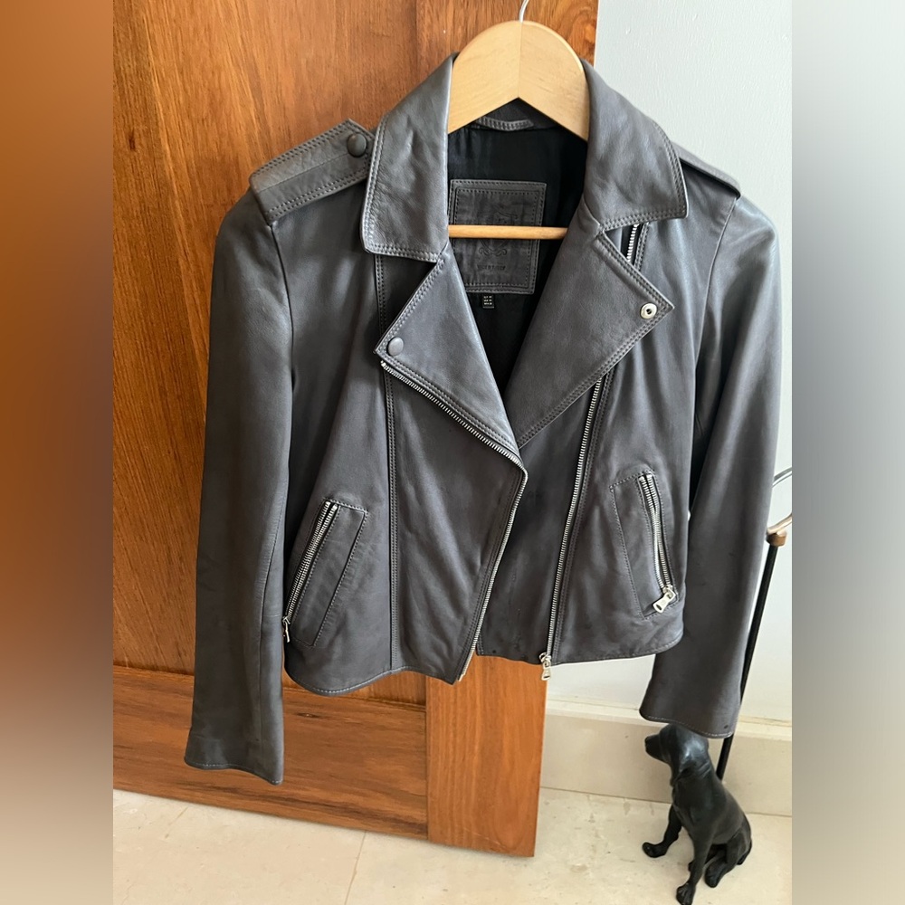 MASSIMO DUTTI LAMBSKIN LEATHER JACKET VINTAGE with minor wear sightings